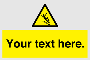 Custom Slippery Stairs Sign